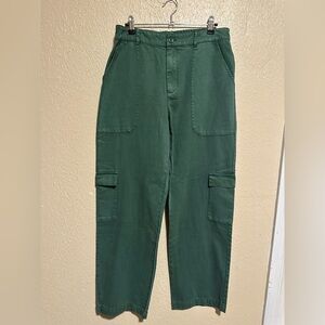 NEW Young Fabulous & Broke Cargo Pants‎ Size Large Green